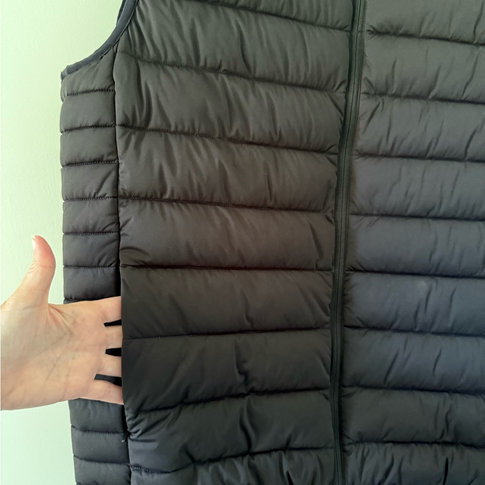 SAVE THE DUCK Men's Water Resistant Packable Black Puffer Vest - Picture 5 of 8